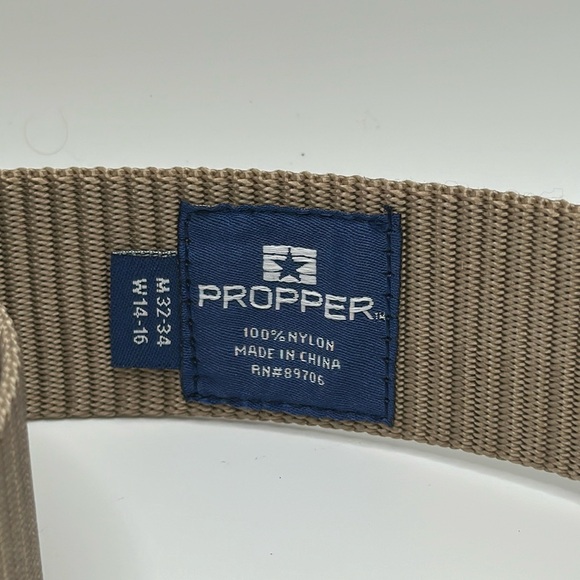 Propper Belt Men Nylon Tactical Duty Range Belt Size Medium Brown - Picture 4 of 4